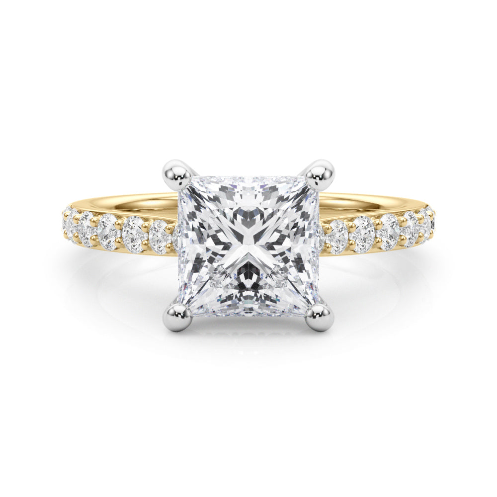 Delilah Princess Cut Engagement Ring