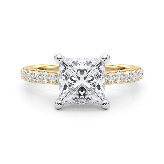 Delilah Princess Cut Engagement Ring