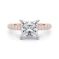 Delilah Princess Cut Engagement Ring