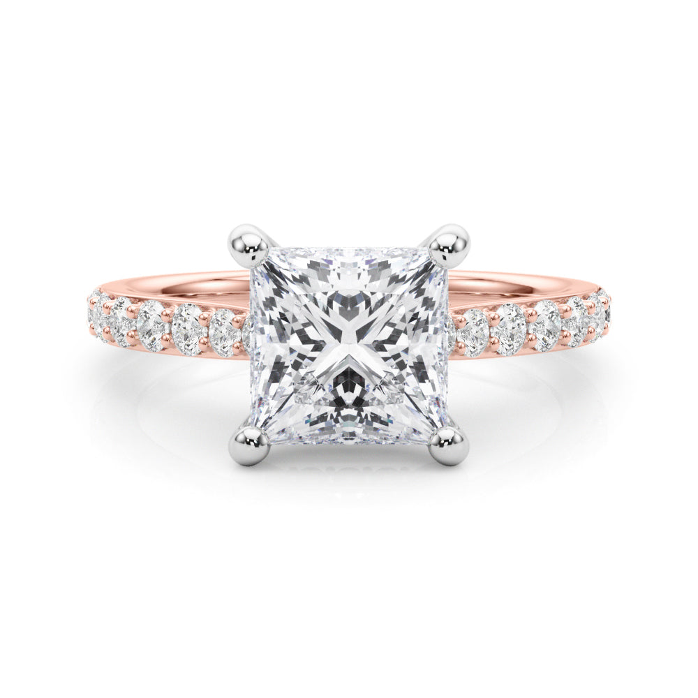 Delilah Princess Cut Engagement Ring