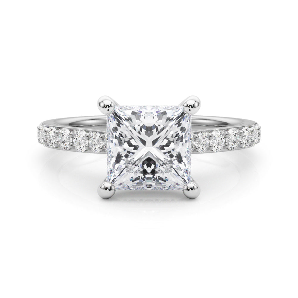 Delilah Princess Cut Engagement Ring