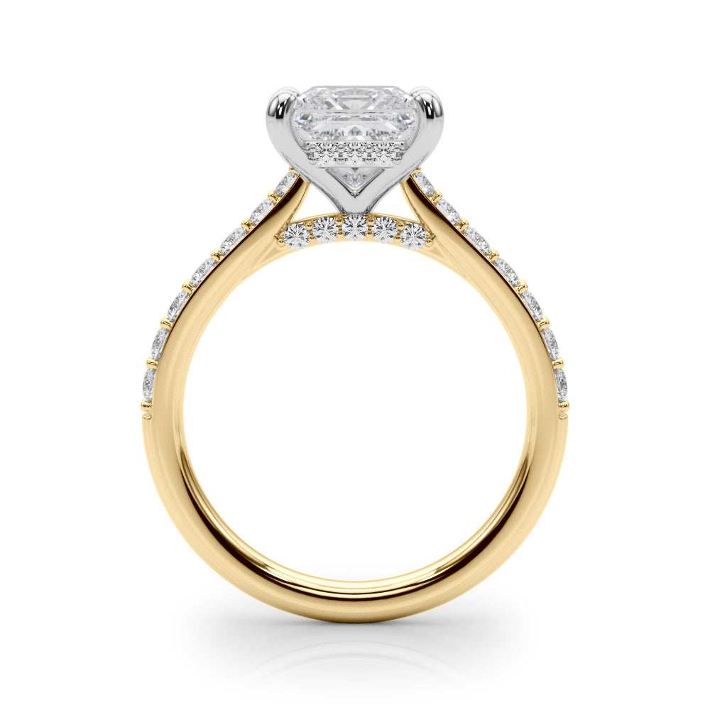 Delilah Princess Cut Engagement Ring