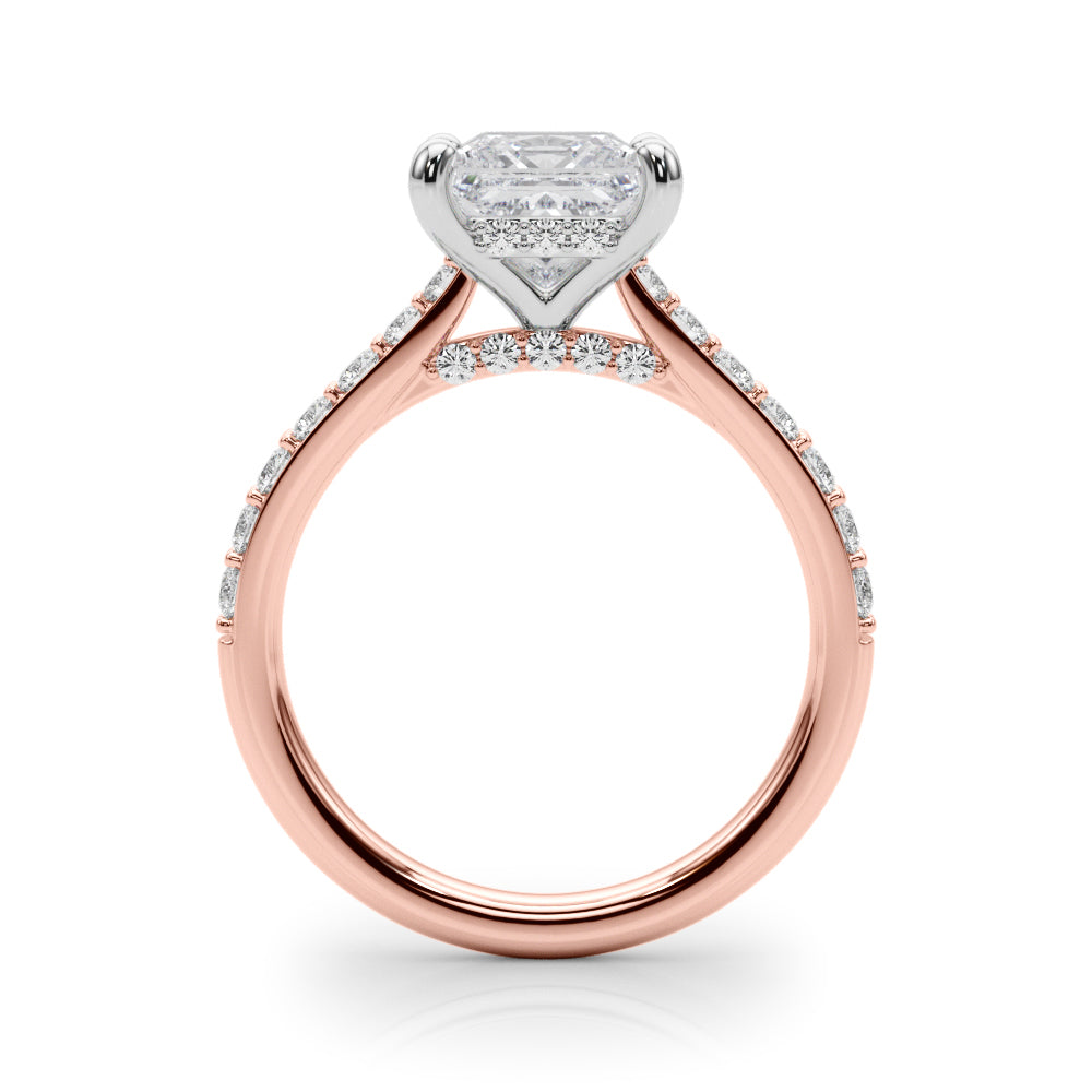 Delilah Princess Cut Engagement Ring