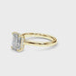 Marilyn Emerald Cut Engagement Ring