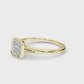 Shelby Asscher Cut Engagement Ring