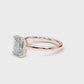 Marilyn Emerald Cut Engagement Ring
