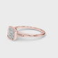 Shelby Asscher Cut Engagement Ring