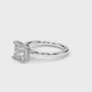 Margaret Princess Cut Engagement Ring
