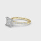 Delilah Princess Cut Engagement Ring