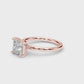Margaret Princess Cut Engagement Ring