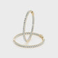 Dainty Inside Out Hoop Earrings