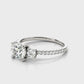 Hazel Round Cut Engagement Ring
