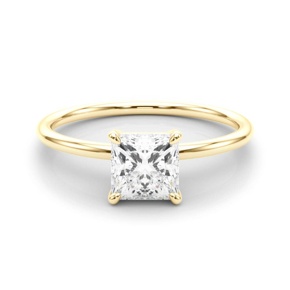 Margaret Princess Cut Engagement Ring