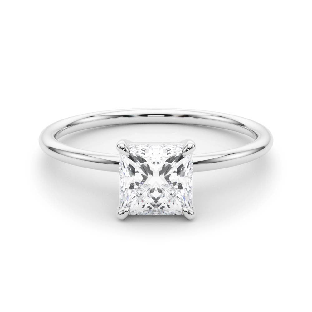 Margaret Princess Cut Engagement Ring