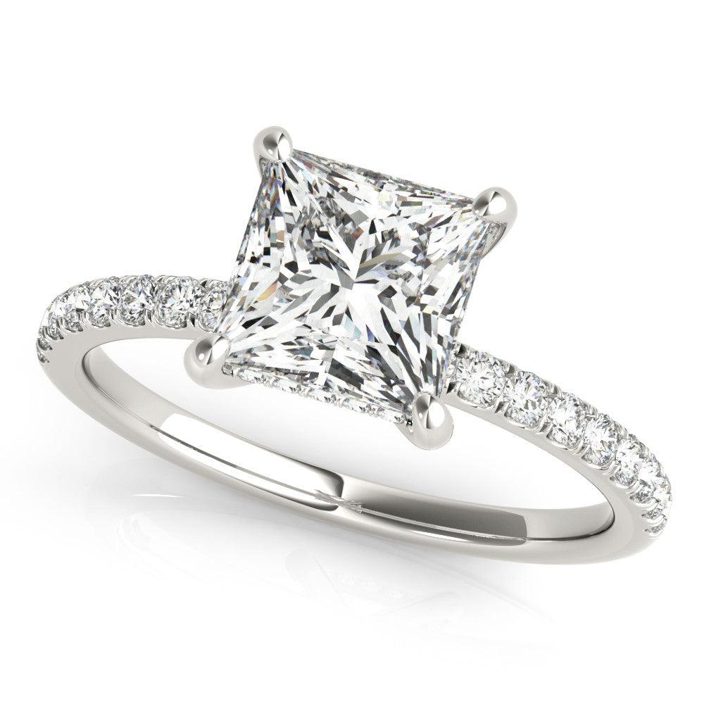 Everly Princess Cut Engagement Ring