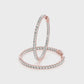 Dainty Inside Out Hoop Earrings