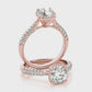 Susan Cushion Cut Halo Paved Band