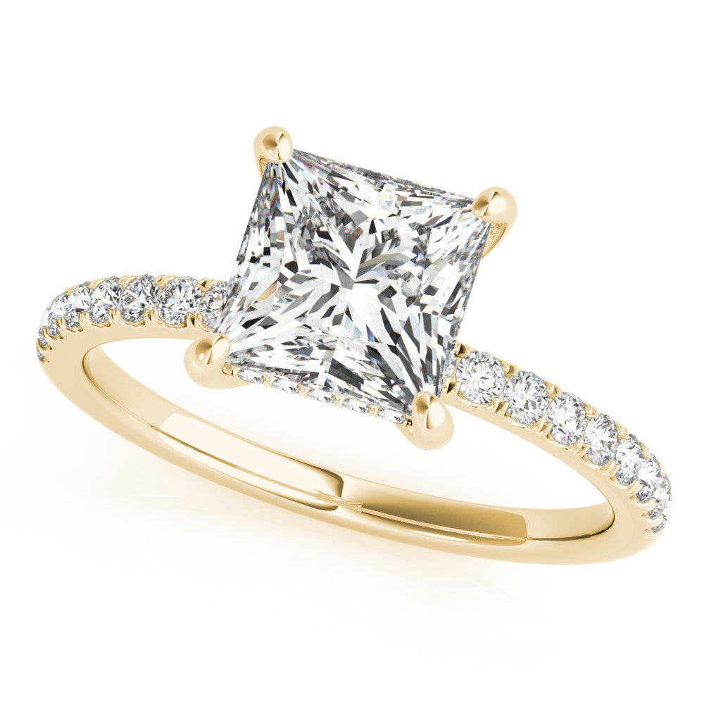 Everly Princess Cut Engagement Ring