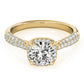 Susan Cushion Cut Halo Paved Band