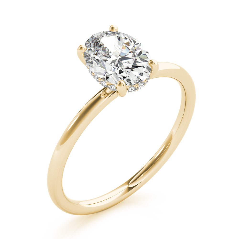 Adeline Oval Cut Engagement Ring