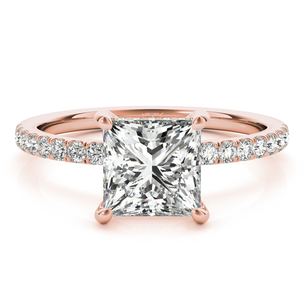 Everly Princess Cut Engagement Ring