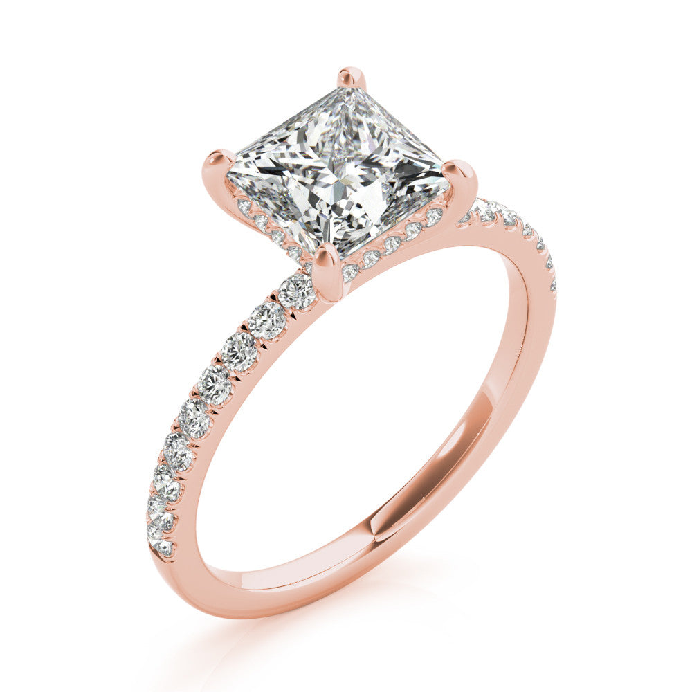 Everly Princess Cut Engagement Ring