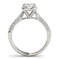 Susan Cushion Cut Halo Paved Band