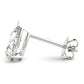 Pear Cut Push Back Studs