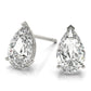 Pear Cut Push Back Studs