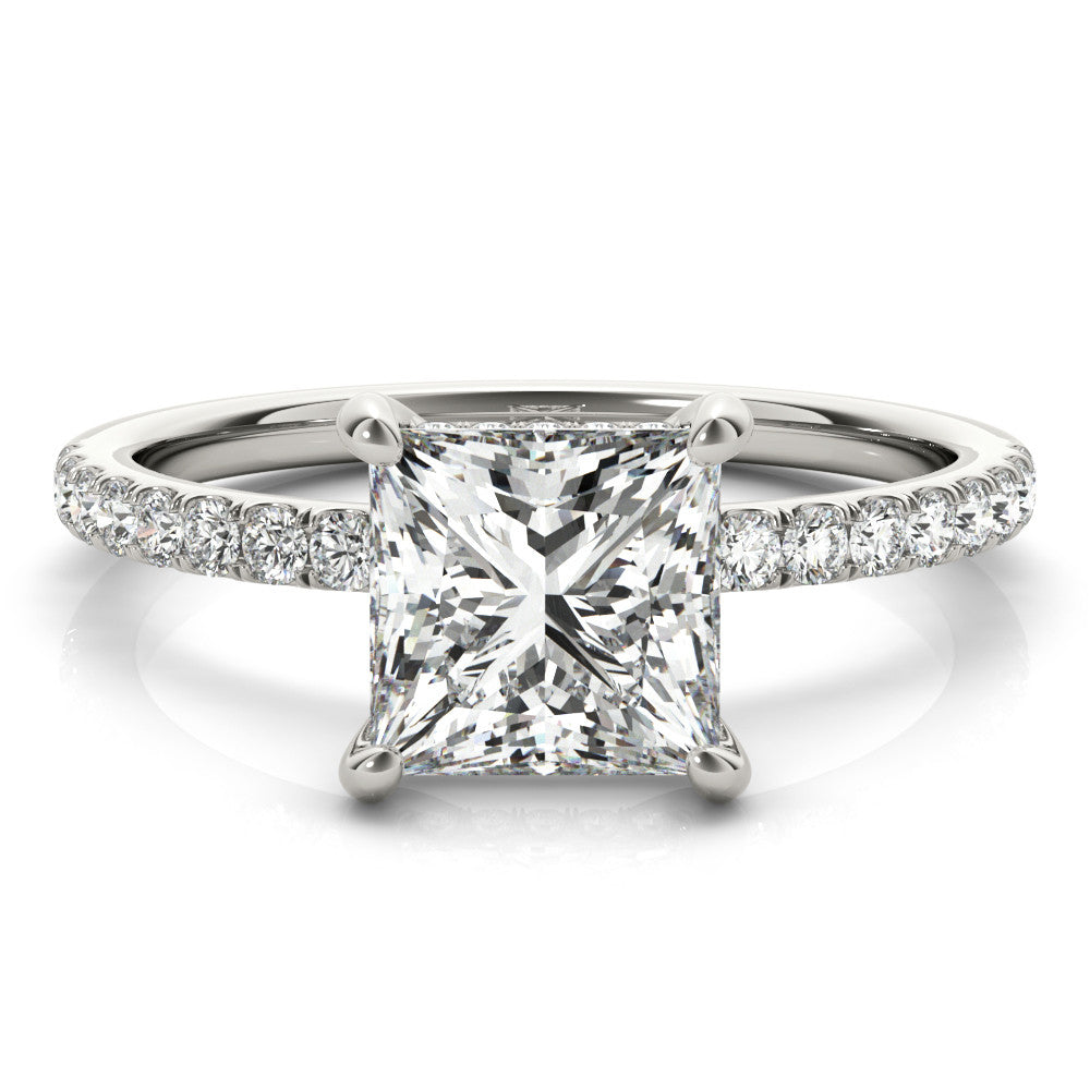 Everly Princess Cut Engagement Ring